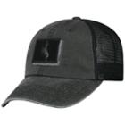 Adult Top Of The World Wyoming Cowboys Land Vintage-washed Cap, Men's, Black