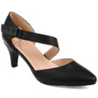 Journee Collection Journee Collection Tillis Women's D'orsay Pumps, Size: Medium (6.5), Black