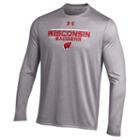 Men's Under Armour Wisconsin Badgers Tech Long-sleeve Tee, Size: Xxl, Other Clrs