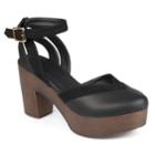 Journee Collection Rumer Women's Platform High Heels, Size: Medium (12), Black