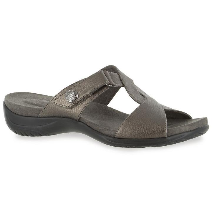 Easy Street Spark Women's Comfort Sandals, Size: 6.5 N, Grey