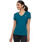 Women's Fila Sport&reg; Essential V-neck Short Sleeve Tee, Size: Small, Dark Blue