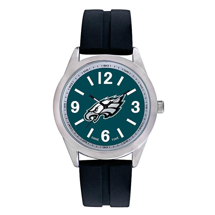 Men's Game Time Philadelphia Eagles Varsity Watch, Black