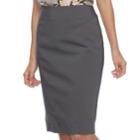 Women's Apt. 9&reg; Torie Pencil Skirt, Size: 16, Dark Grey