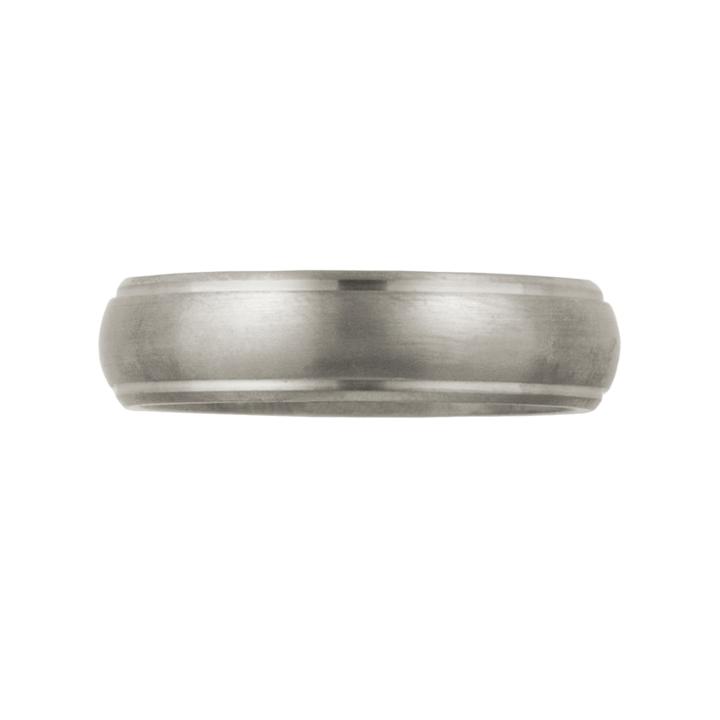 Lovemark Titanium Men's Wedding Band, Size: 9, Grey