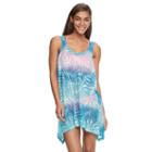 Women's Portocruz Ombre Burnout Cover-up, Size: Xl, Med Blue