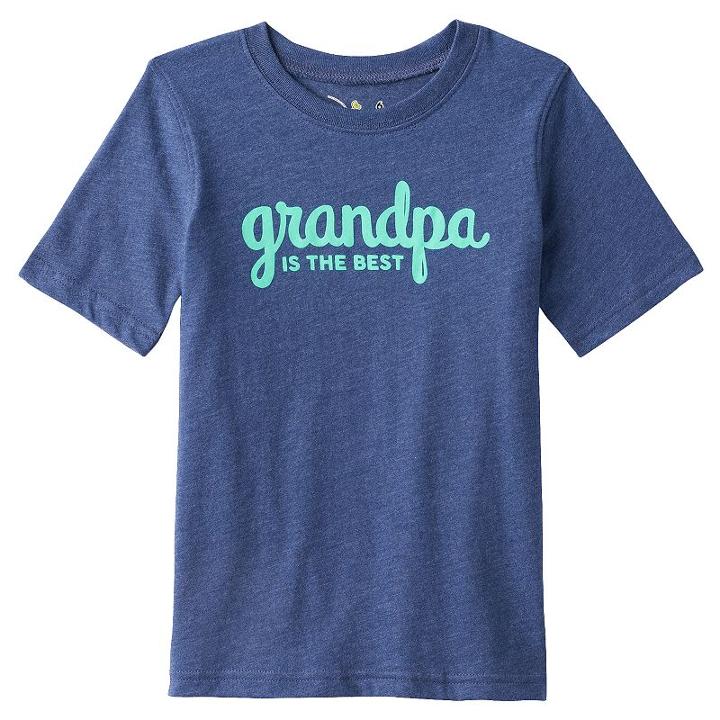 Boys 4-7x Jumping Beans&reg; Family Tee, Boy's, Size: 7x, Dark Blue