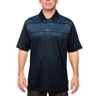 Men's Pebble Beach Classic-fit Tech Print Stretch Performance Golf Polo, Size: Xxl, Dark Blue