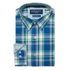 Men's Nick Dunn Modern-fit Gingham Plaid Dress Shirt, Size: M-34/35, Ovrfl Oth