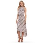 Women's Apt. 9&reg; Print High-low Maxi Dress, Size: Medium, Lt Beige