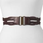 Women's Sonoma Goods For Life&trade; Braided Stretch Belt, Size: M-l, Dark Brown