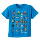 Boys 8-20 Super Mario Bros. Hero Line-up Tee, Boy's, Size: Medium, Turquoise/blue (turq/aqua)