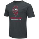 Men's Northern Illinois Huskies State Tee, Size: Large, Grey (charcoal)