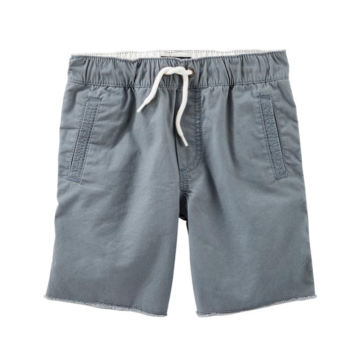 Boys 4-12 Oshkosh B'gosh&reg; Solid Pull-on Shorts, Size: 12, Grey