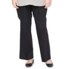 Plus Size Maternity Oh Baby By Motherhood&trade; Secret Belly Panel&trade; Twill Bootcut Pants, Women's, Size: 3xl, Black