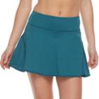 Women's Tek Gear&reg; Side Panel Performance Skort, Size: Xl, Turquoise/blue (turq/aqua)