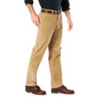 Men's Dockers Pacific Straight-fit Washed Khaki Stretch Corduroy Pants, Size: 33x32, Beig/green (beig/khaki)