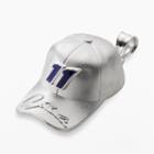 Insignia Collection Nascar Denny Hamlin Sterling Silver 11 Baseball Cap Pendant, Adult Unisex, Purple