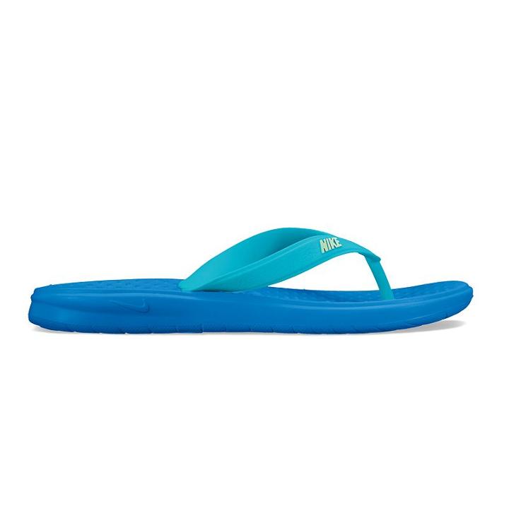 Nike Solay Women's Sandals, Size: 8, Blue