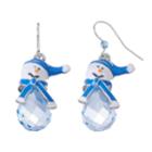 Beaded Snowman Drop Earrings, Women's, Multicolor