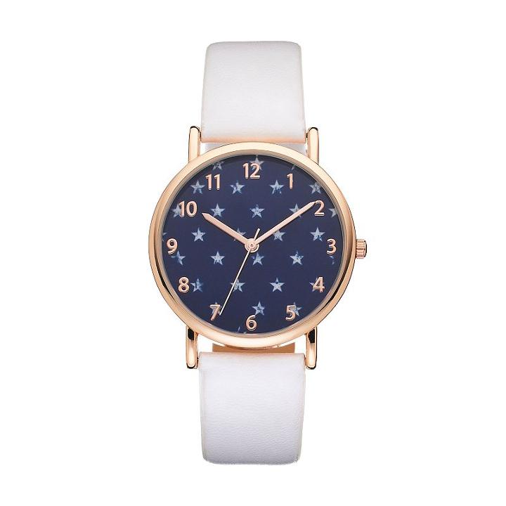 Women's Stars Watch, Size: Medium, White