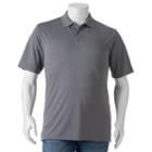Big & Tall Grand Slam Classic-fit Striped Airflow Performance Golf Polo, Men's, Size: Xl Tall, Med Grey