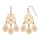 Lc Lauren Conrad Boho Teardrop Chandelier Earrings, Women's, Turq/aqua
