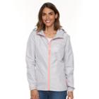 Women's Free Country Hooded Packable Dobby Jacket, Size: Xl, Grey Other