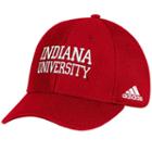 Adult Adidas Indiana Hoosiers Structured Adjustable Cap, Men's, Red