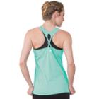 Women's Soybu Victory Strappy Racerback Tank Top, Size: Medium, Lt Green