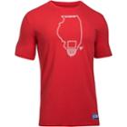 Men's Under Armour Chicago Bulls Charged State Tee, Size: Small, Red