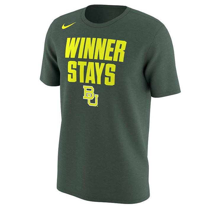 Men's Nike Baylor Bears Selection Sunday Tee, Size: Xxl, Green