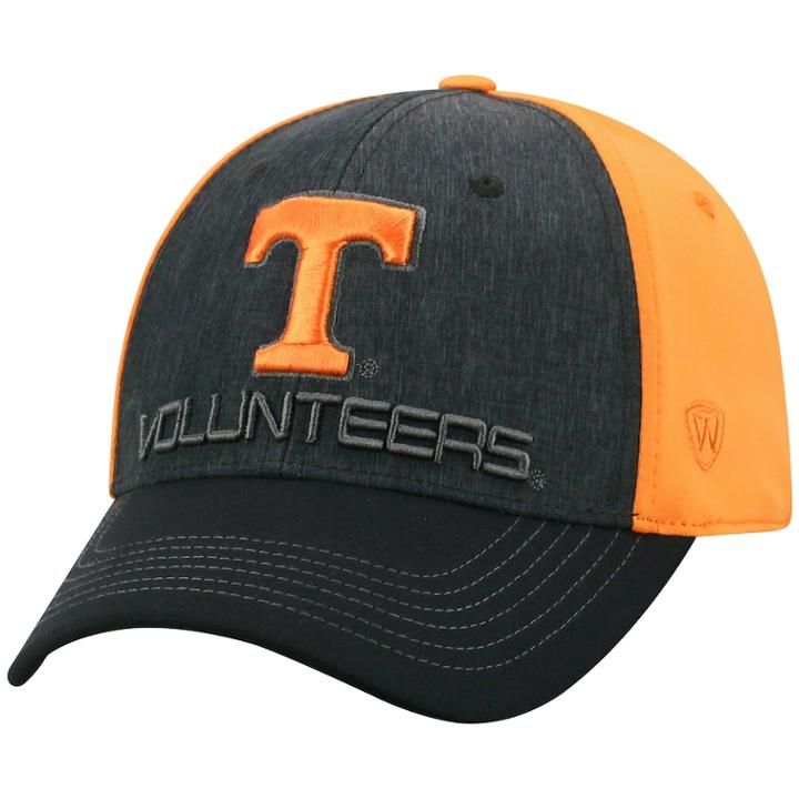 Adult Top Of The World Tennessee Volunteers Reach Cap, Men's, Med Grey