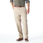 Men's Haggar&reg; Work To Weekend&reg; Straight-fit Flat-front Pants, Size: 38x32, Lt Beige