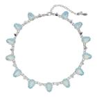 Simply Vera Vera Wang Blue Teardrop Collar Necklace, Women's