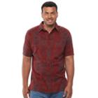 Big & Tall Croft & Barrow&reg; True Comfort Regular-fit Stretch Crosshatch Button-down Shirt, Men's, Size: 3xl Tall, Orange