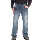 Men's Axe & Crown Bootcut Jeans, Size: 33x34, Dark Blue