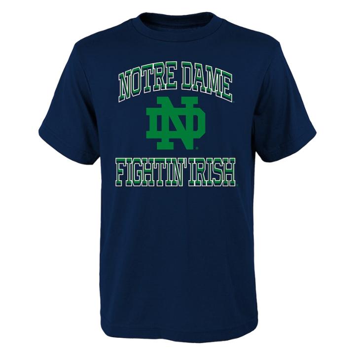 Boys 8-20 Notre Dame Fighting Irish Gridiron Hero Tee, Size: Xl 18-20, Blue (navy)