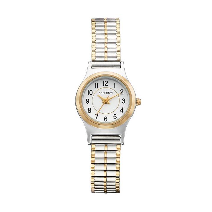 Armitron Women's Two Tone Expansion Watch - 75/5420wttt, Multicolor