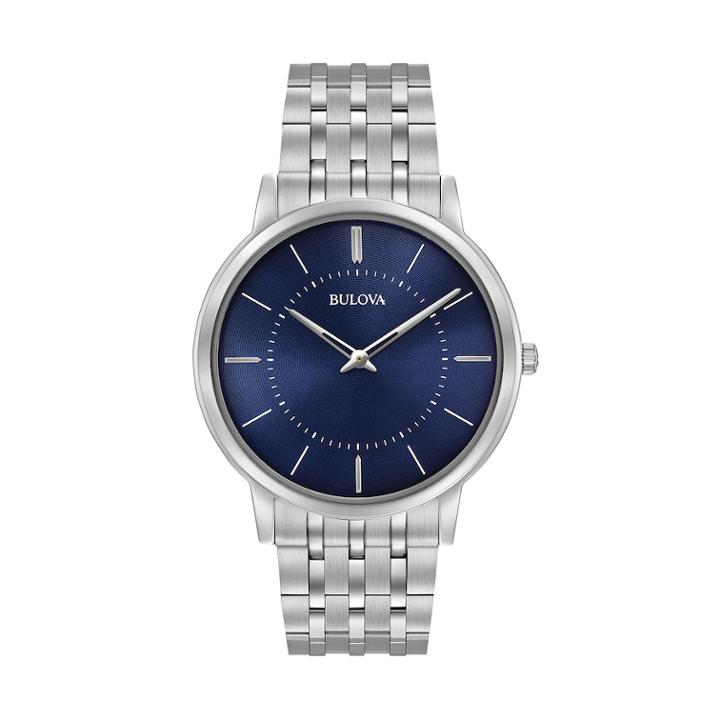 Bulova Men's Classic Ultra Slim Stainless Steel Watch - 96a188, Size: Medium, Grey
