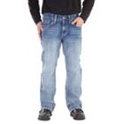Men's Axe & Crown Alakazam Slim Bootcut Jeans, Size: 33x32, Dark Blue
