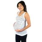 Maternity Pip & Vine By Rosie Pope Ruched Nursing Tank Pv12275, Women's, Size: Xl-mat, White