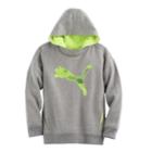 Boys 8-20 Puma Perforated Hoodie, Size: Medium, Grey (charcoal)