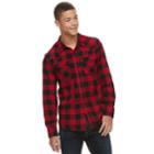 Men's Levi's Lassen Buffalo Plaid Button-down Shirt, Size: Medium, Red Overfl