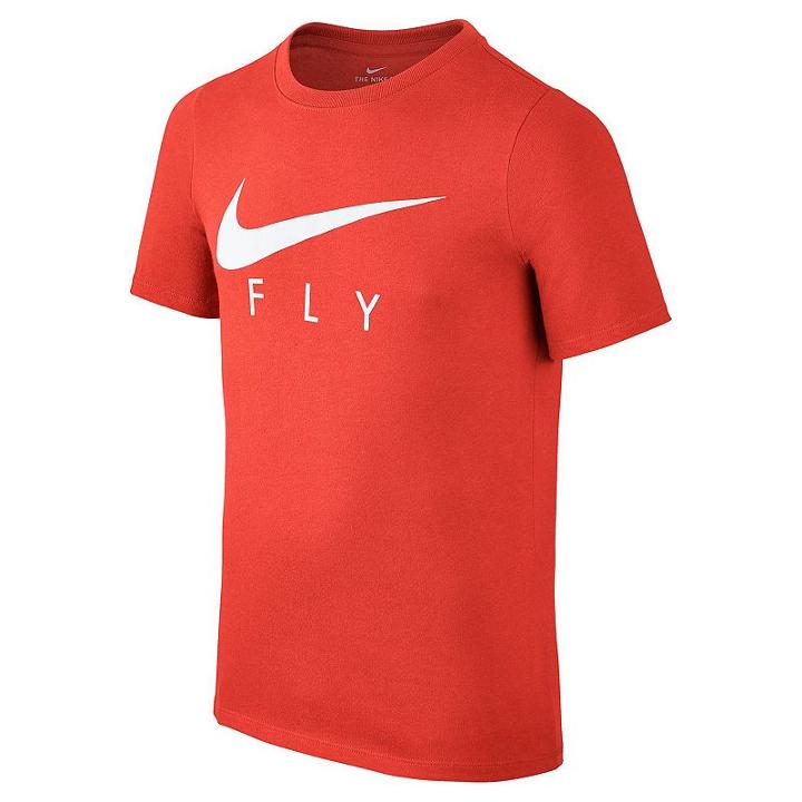 Boys 8-20 Nike Swoosh Fly Tee, Boy's, Size: Large, Orange Oth