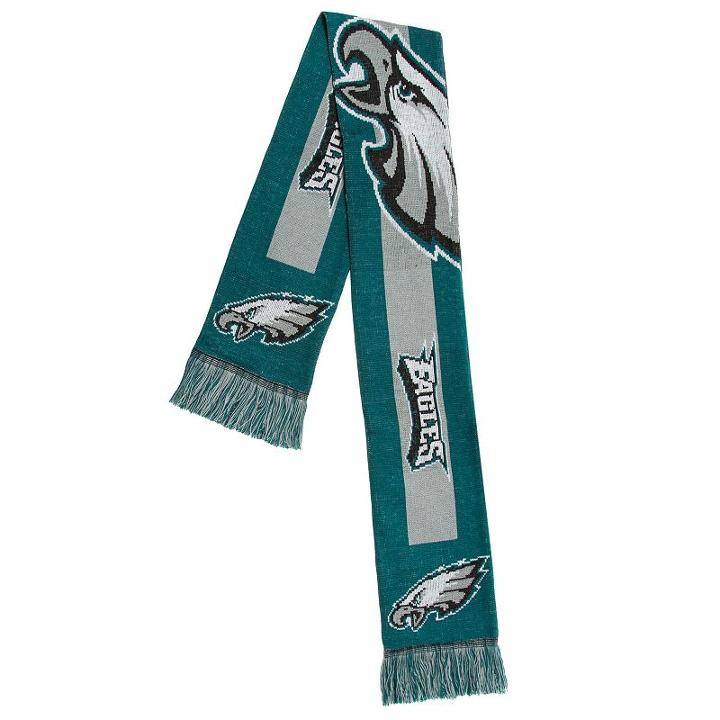 Adult Forever Collectibles Philadelphia Eagles Big Logo Scarf, Multicolor