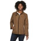 Women's Weathercast Quilted Stretch Jacket, Size: Large, Med Beige