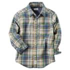 Boys 4-8 Carter's Plaid Button Down Shirt, Size: 6, Ovrfl Oth