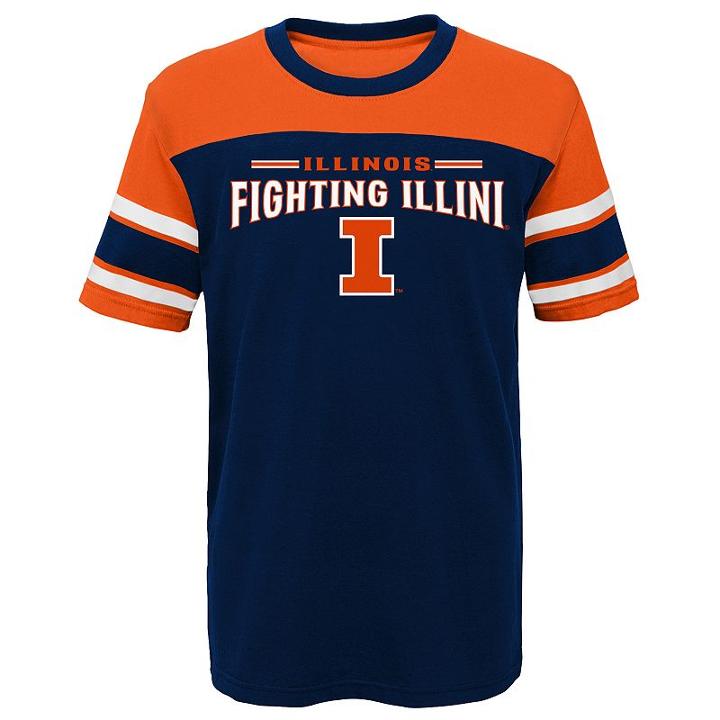 Boys 4-7 Illinois Fighting Illini Loyalty Tee, Size: M 5-6, Dark Blue