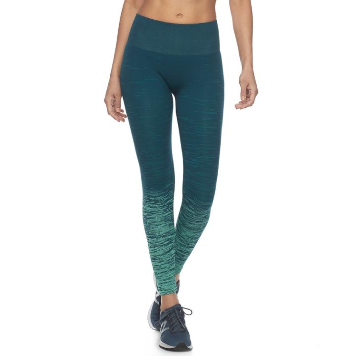 Women's Tek Gear&reg; Seamless Leggings, Size: Xs, Dark Blue